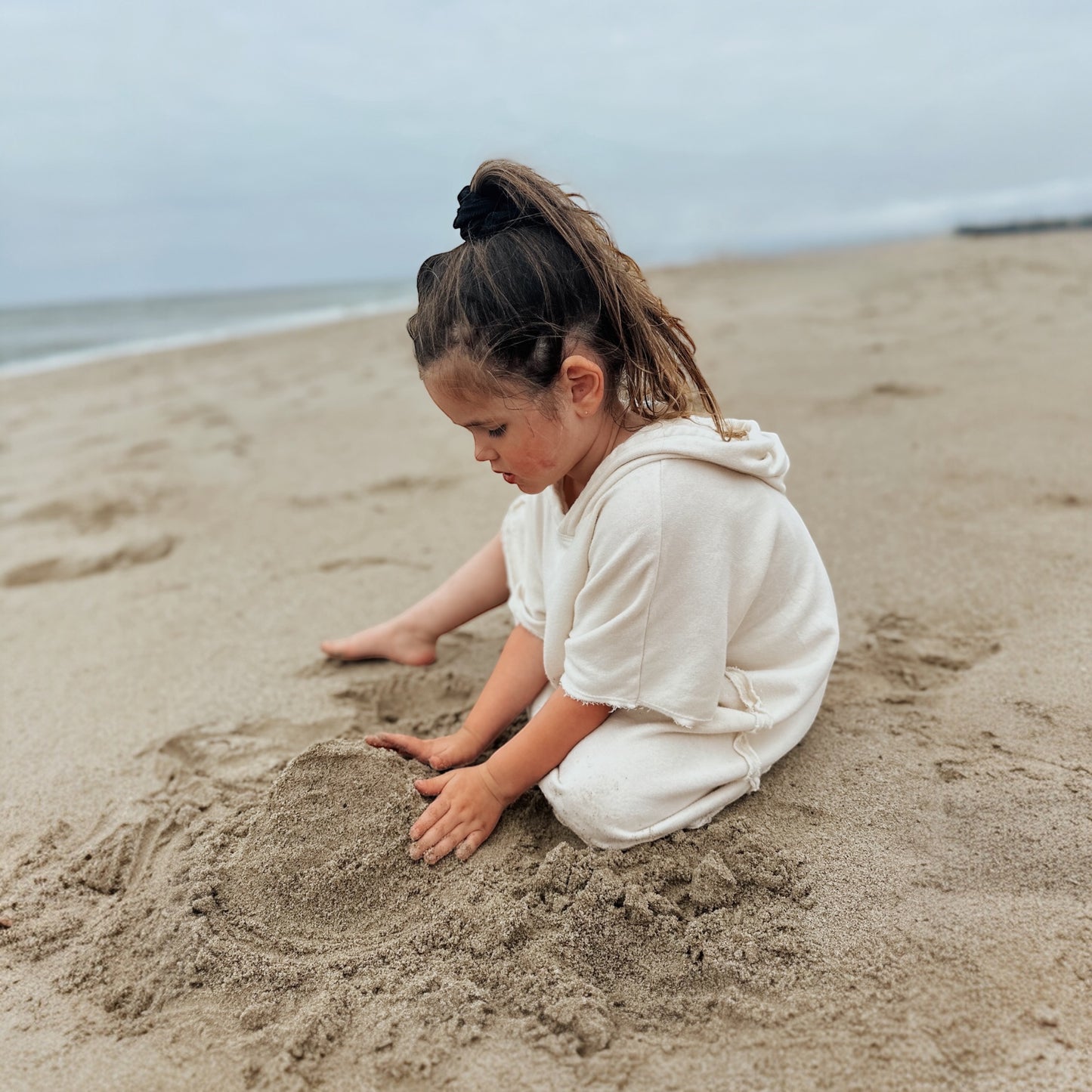 Kids Organic Hooded Swim Cover