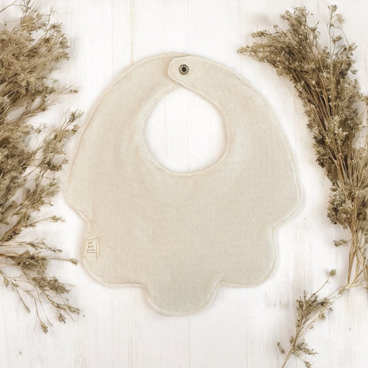 Scalloped Organic Baby Bib