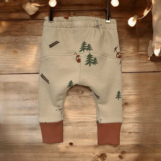 Kids Ski Print Joggers