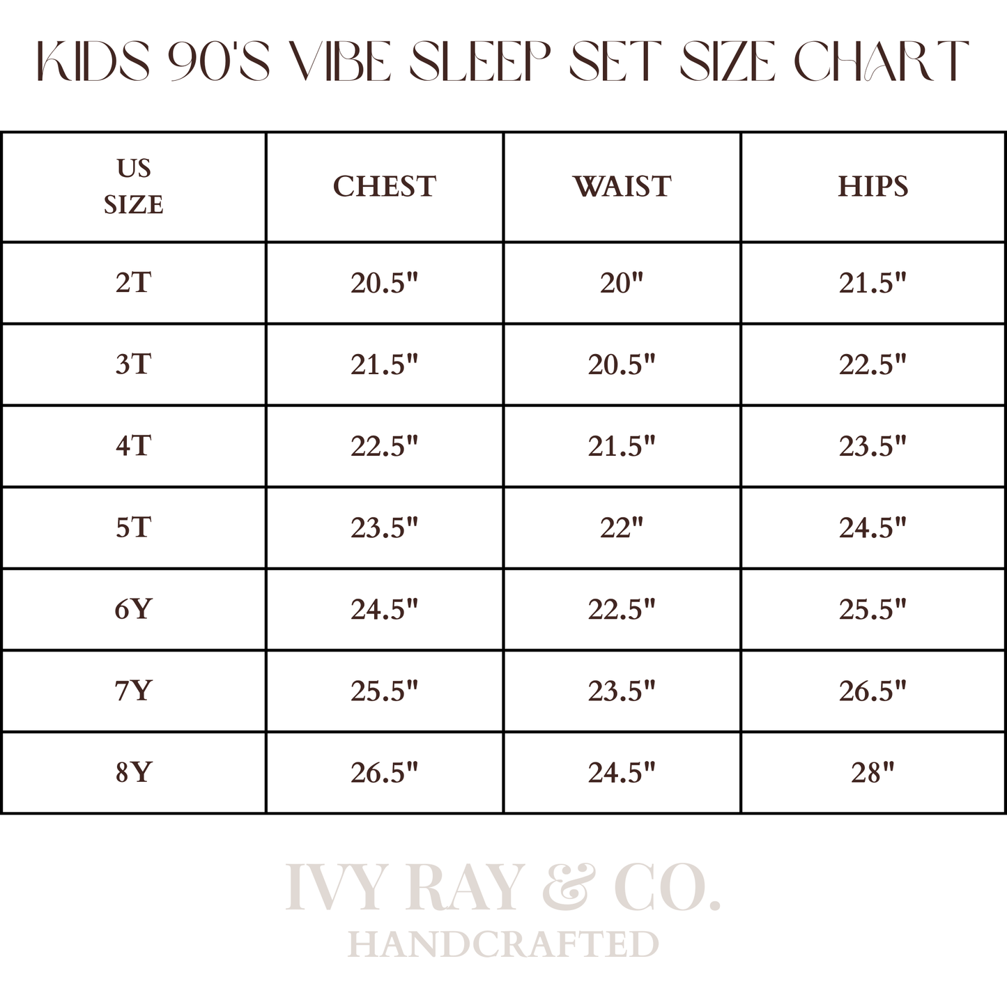 Kids 90’s Vibe Sleep Set